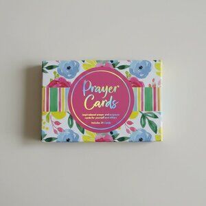 Set of 20 Colorful Prayer Cards | Scripture Affirmations | Christian Gift Set